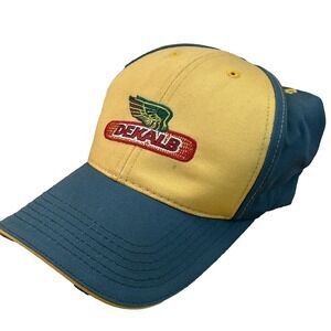 Dekalb Seeds Strong Roots Strong Yields Gold Cap Green Bill Adjustable Cap Hat